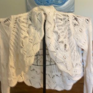 COPY - Benneton crochet cream wool sweater